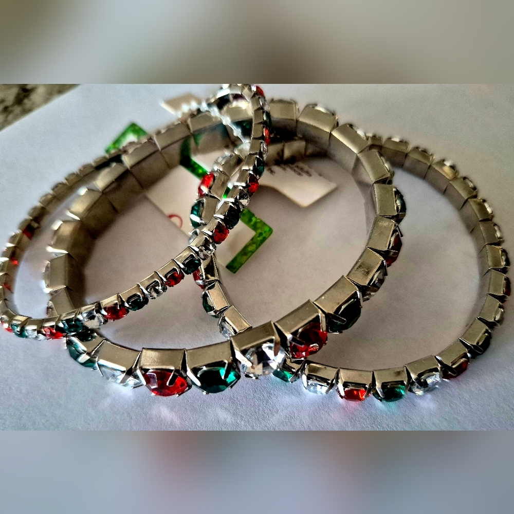Elegant Silver and Multicolor Gemstone Bracelet